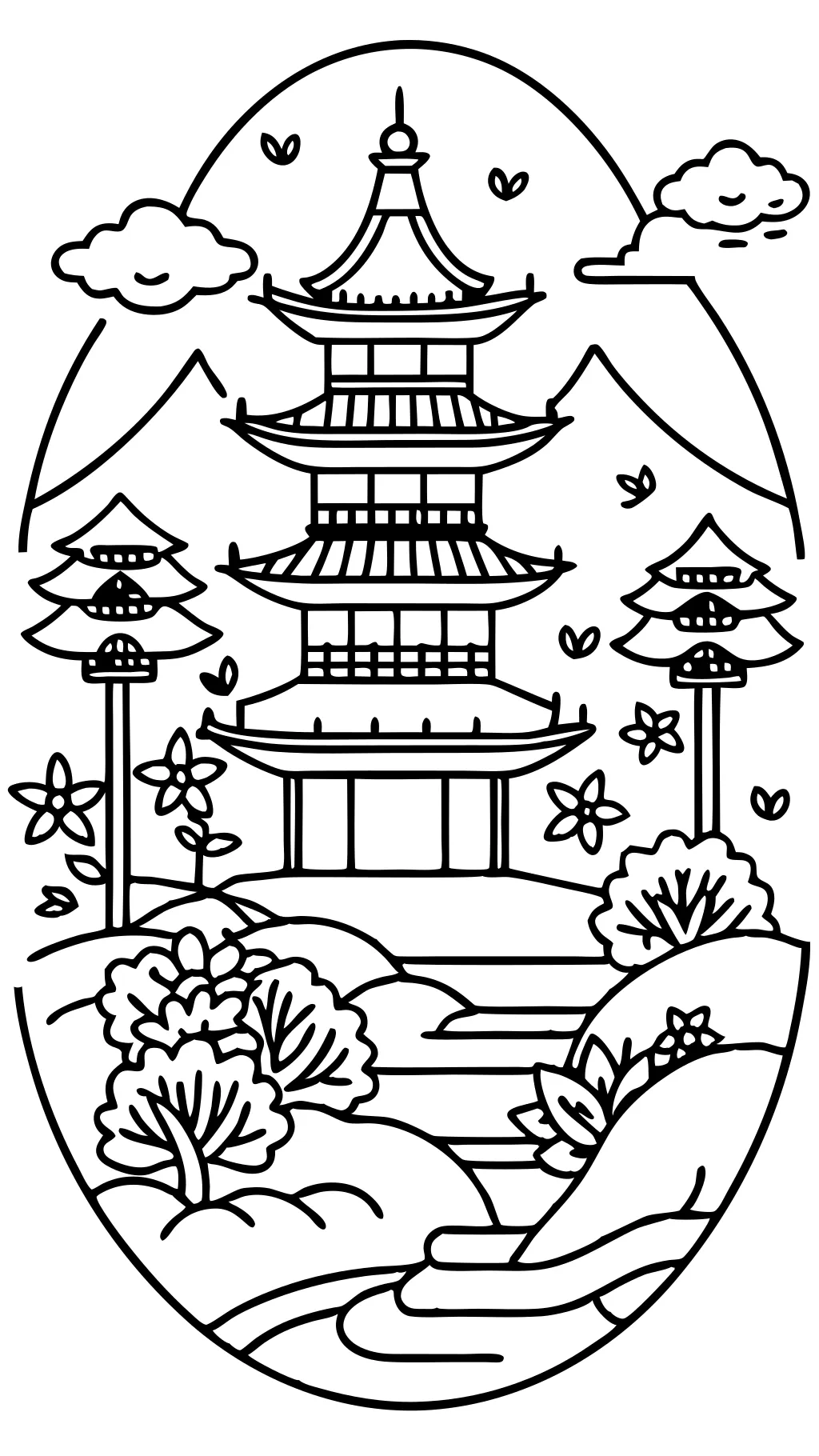 japanese coloring pages